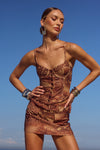 EMORY BUSTIER - TAN VIPER
