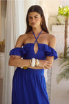 ETALLIA MAXI DRESS - COBALT BLUE