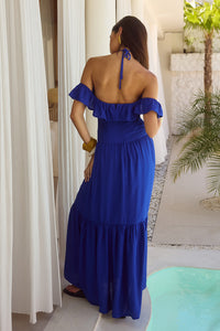 ETALLIA MAXI DRESS - COBALT BLUE