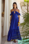 ETALLIA MAXI DRESS - COBALT BLUE