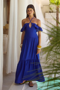 ETALLIA MAXI DRESS - COBALT BLUE