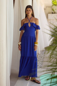 ETALLIA MAXI DRESS - COBALT BLUE