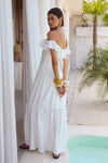 ETALLIA MAXI DRESS - WHITE