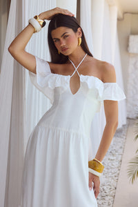 ETALLIA MAXI DRESS - WHITE