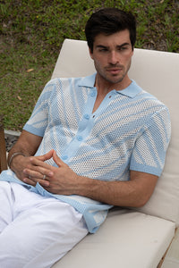 FINN SHIRT - BLUE/WHITE