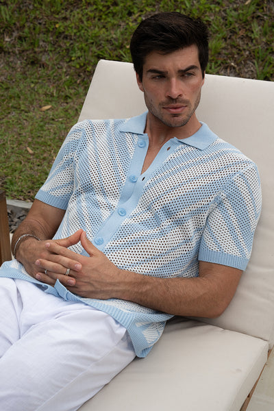 FINN SHIRT - BLUE/WHITE