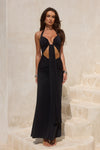 FLORA MAXI DRESS - BLACK