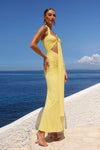 FLORA MAXI DRESS - BUTTER