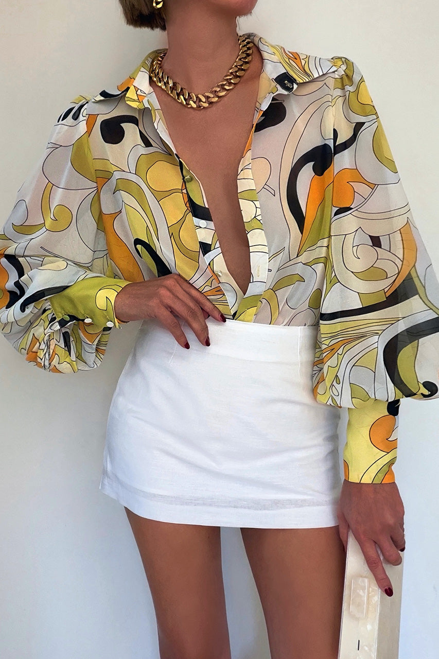 FLEETWOOD BLOUSE - PELICANO MULTI