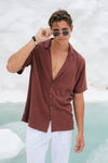 GALLANI SHIRT - CHOCOLATE