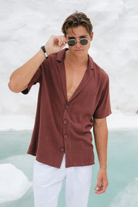 GALLANI SHIRT - CHOCOLATE
