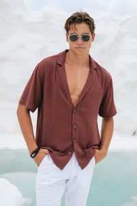 GALLANI SHIRT - CHOCOLATE