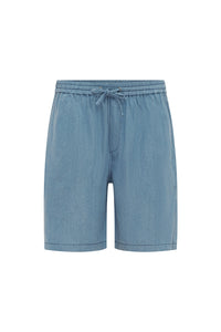 GIORGIO DRAWSTRING SHORTS - LIGHT BLUE