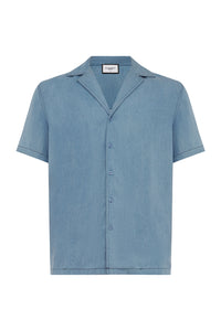 GIORGIO SHORT SLEEVE SHIRT - LIGHT BLUE
