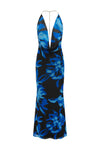 GIOVANA MAXI DRESS - AGAVE BLUE