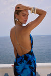 GIOVANA MAXI DRESS - AGAVE BLUE