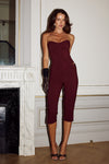 GISELE CAPRI PANTS - BITTER CHOCOLATE