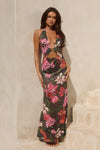 HALSTON HALTER MAXI DRESS - CATARINA BLACK