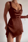 HAVANNA MINI DRESS - COFFEE