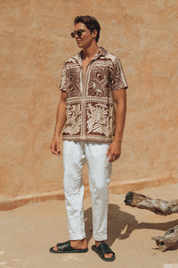HAVANNA SHIRT - CHOC/LEMON