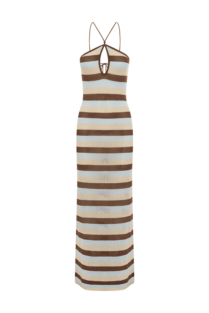 HAZEL MAXI DRESS - BLUE MULTI