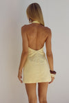 HALZIE MINI DRESS - LEMON