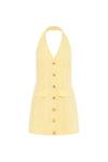 HALZIE MINI DRESS - LEMON