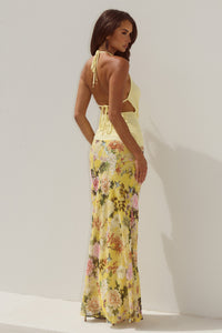 HELENA LOW WAIST MAXI SKIRT - KENDALL YELLOW