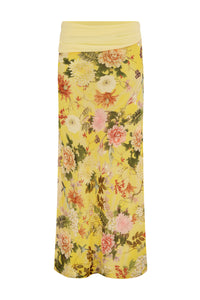 HELENA LOW WAIST MAXI SKIRT - KENDALL YELLOW