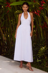 HENRIETTA MIDI DRESS - WHITE