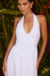 HENRIETTA MIDI DRESS - WHITE