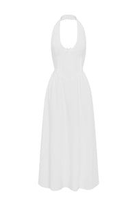 HENRIETTA MIDI DRESS - WHITE