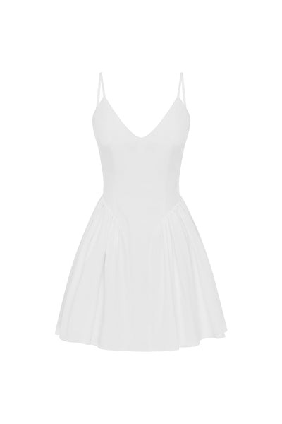 HENRIETTA MINI DRESS - WHITE