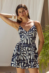 HENRIETTA MINI DRESS - PIRAH NAVY