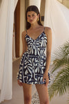 HENRIETTA MINI DRESS - PIRAH NAVY