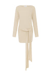 HIMARI KNIT MINI DRESS - SAND