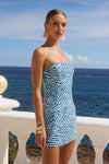 IBIZA MINI DRESS - OPHELIA BLUE