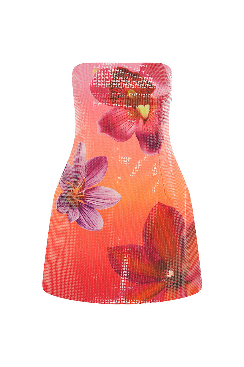 IBIZA MINI DRESS - COSMO OMBRE