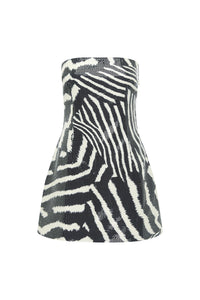 IBIZA STRAPLESS SEQUIN MINI DRESS - NOAH BLACK