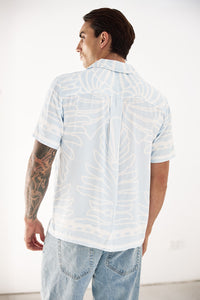 IVANO SHORT SLEEVE SHIRT - BRODIE SKY BLUE