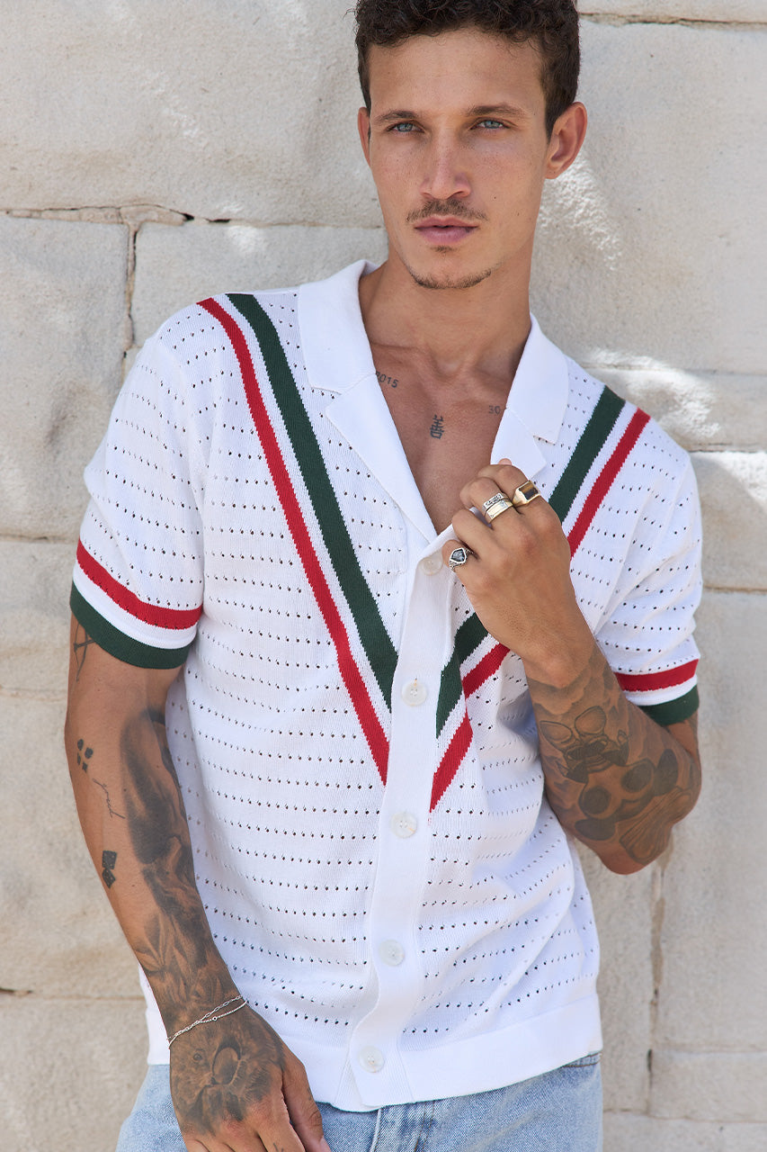 JAMES SHIRT - WHITE MULTI