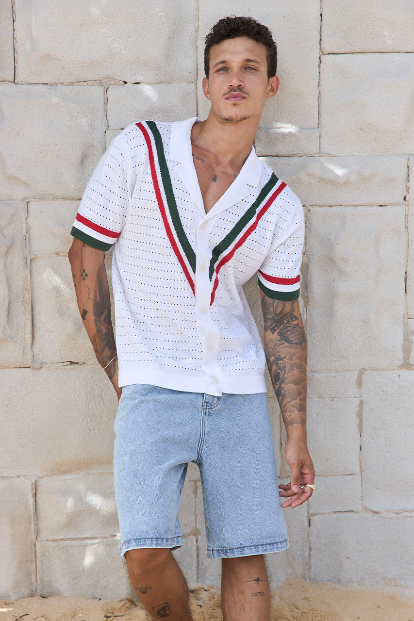 JAMES SHIRT - WHITE MULTI