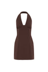 JIANNA MINI DRESS - CHOCOLATE