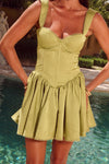 JOELLE MINI DRESS - LIME
