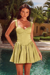 JOELLE MINI DRESS - LIME