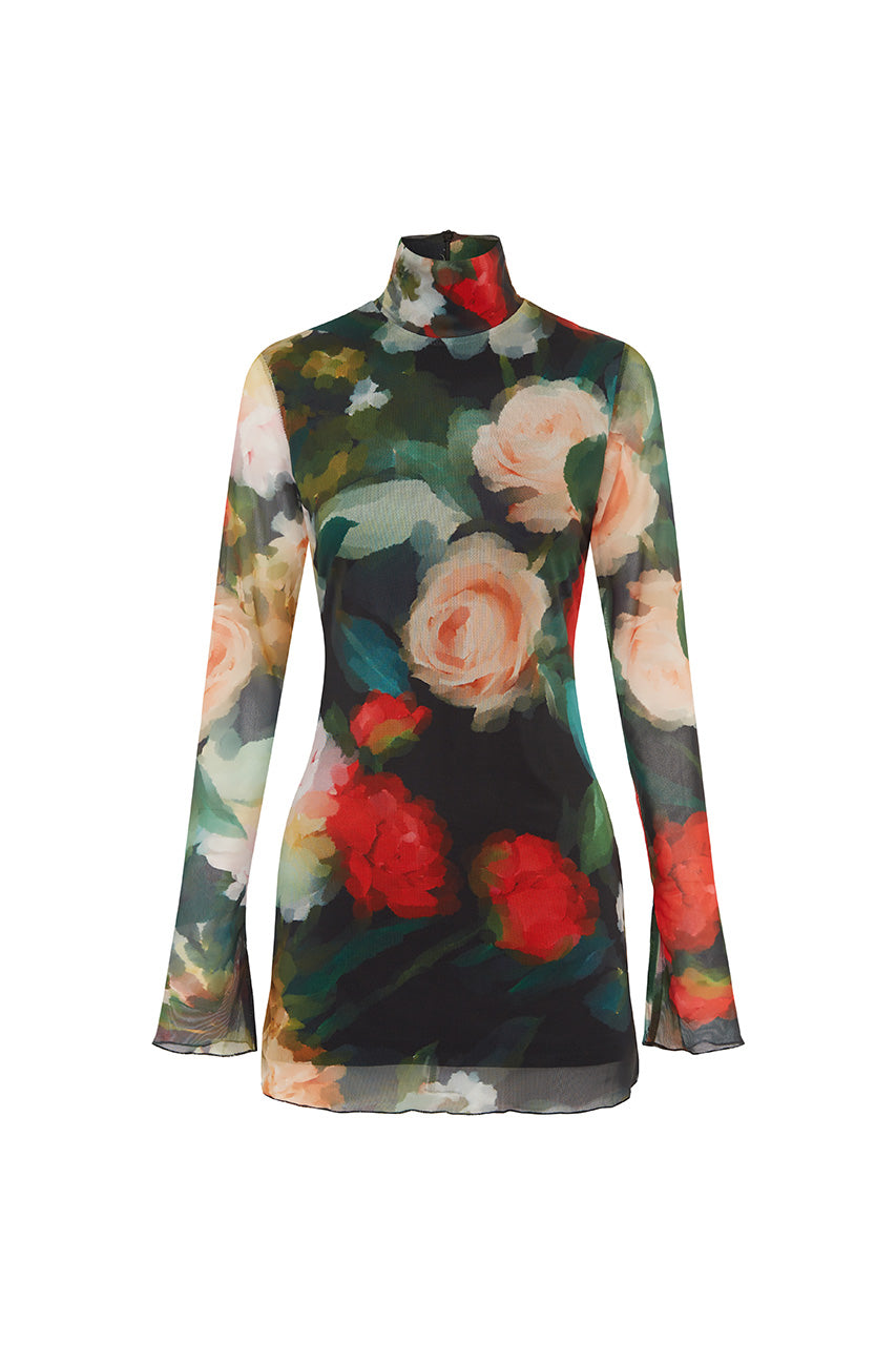 JORDI MINI DRESS - ASHA PRINT