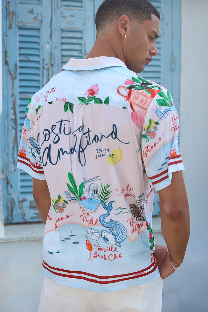 JULIO SHORT SLEEVE SHIRT - JULIO AQUA