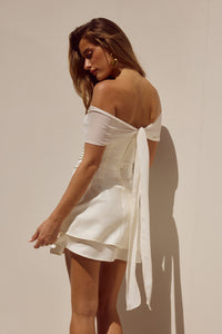 KADIE MINI DRESS - IVORY