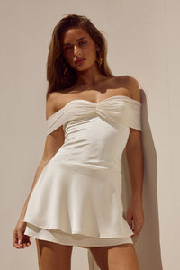 KADIE MINI DRESS - IVORY