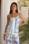 KATRI TOP - ASTLEY BLUE